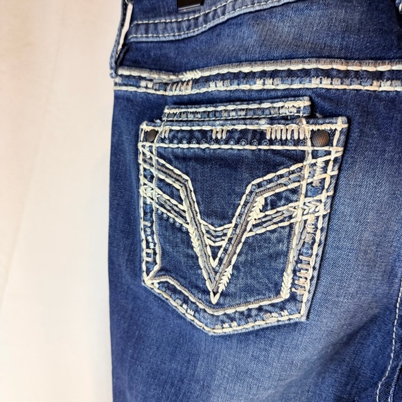 VIGOSS Women’s Size 9/10 Denim Jeans The Dublin Capri Fit Style Stretch - Picture 12 of 15